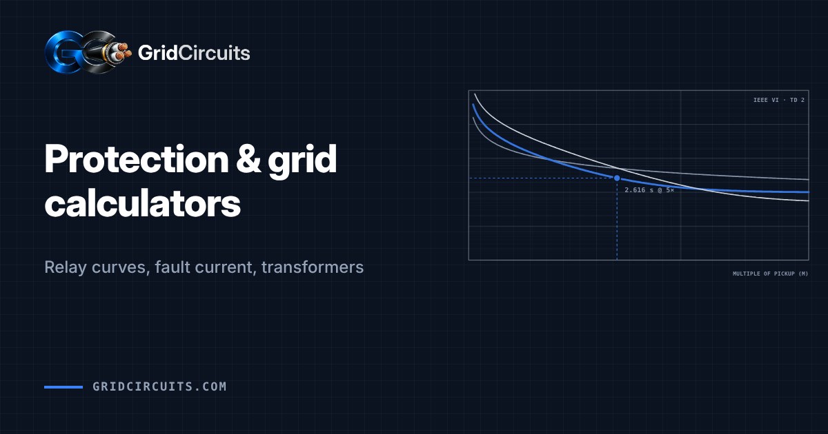 Protection, Substation & Grid Engineering Calculators | GridCircuits