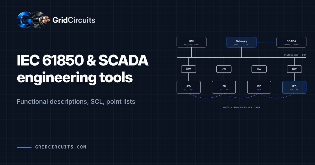 IEC 61850, SCADA & Protection Engineering Tools | GridCircuits